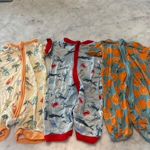 Set of bamboo shorties